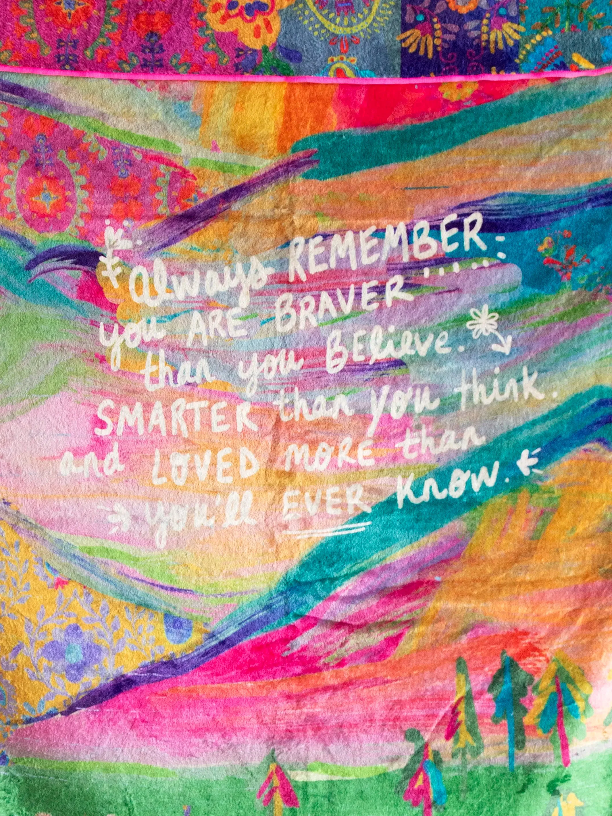 Double-Sided Cozy Throw Blanket - Always Remember
