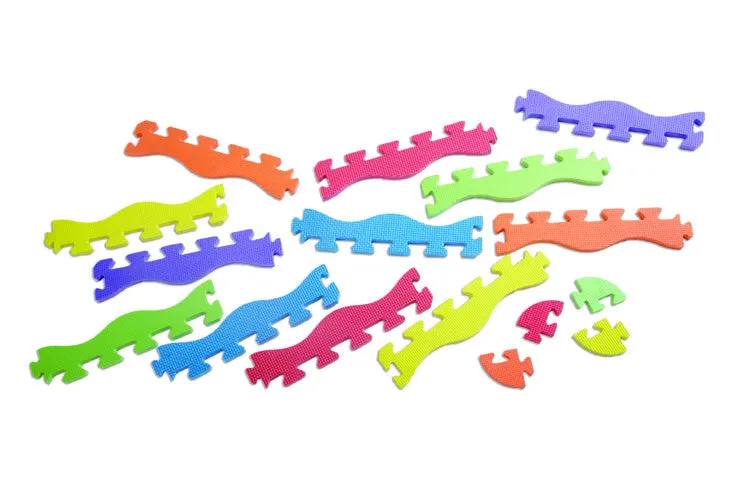 Edu Tiles- Edges & Corners for Floor Puzzle (16 piece set)
