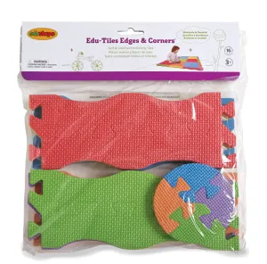 Edu Tiles- Edges & Corners for Floor Puzzle (16 piece set)