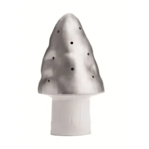 Egmont Small Mushroom Silver Lamp