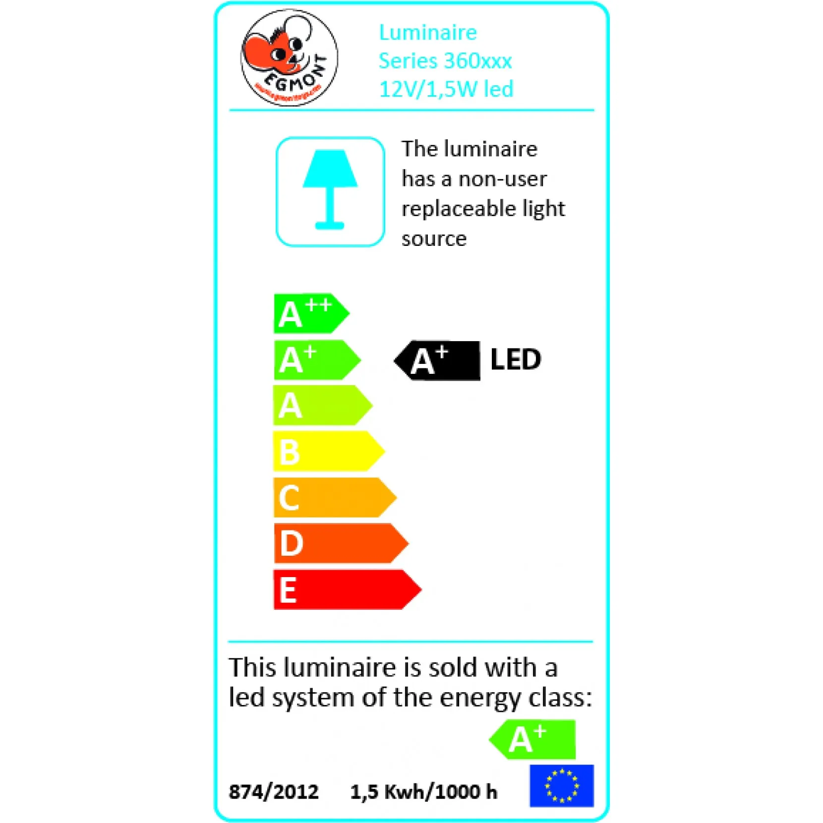 Egmont Toys Lamp Rocket White   Transfo Led
