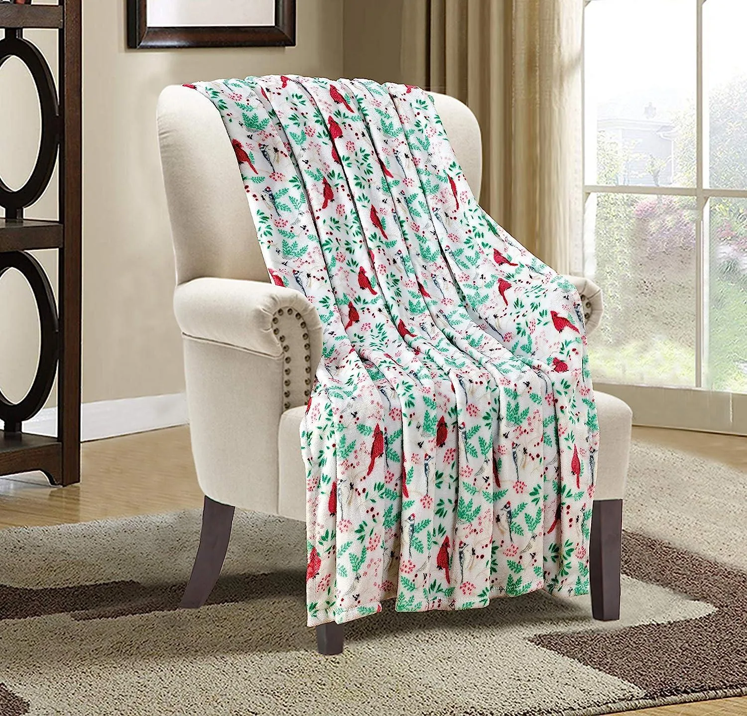 Elegant Comfort Ultra Soft Lightweight Printed Throw Blanket - 50 x 60 inches