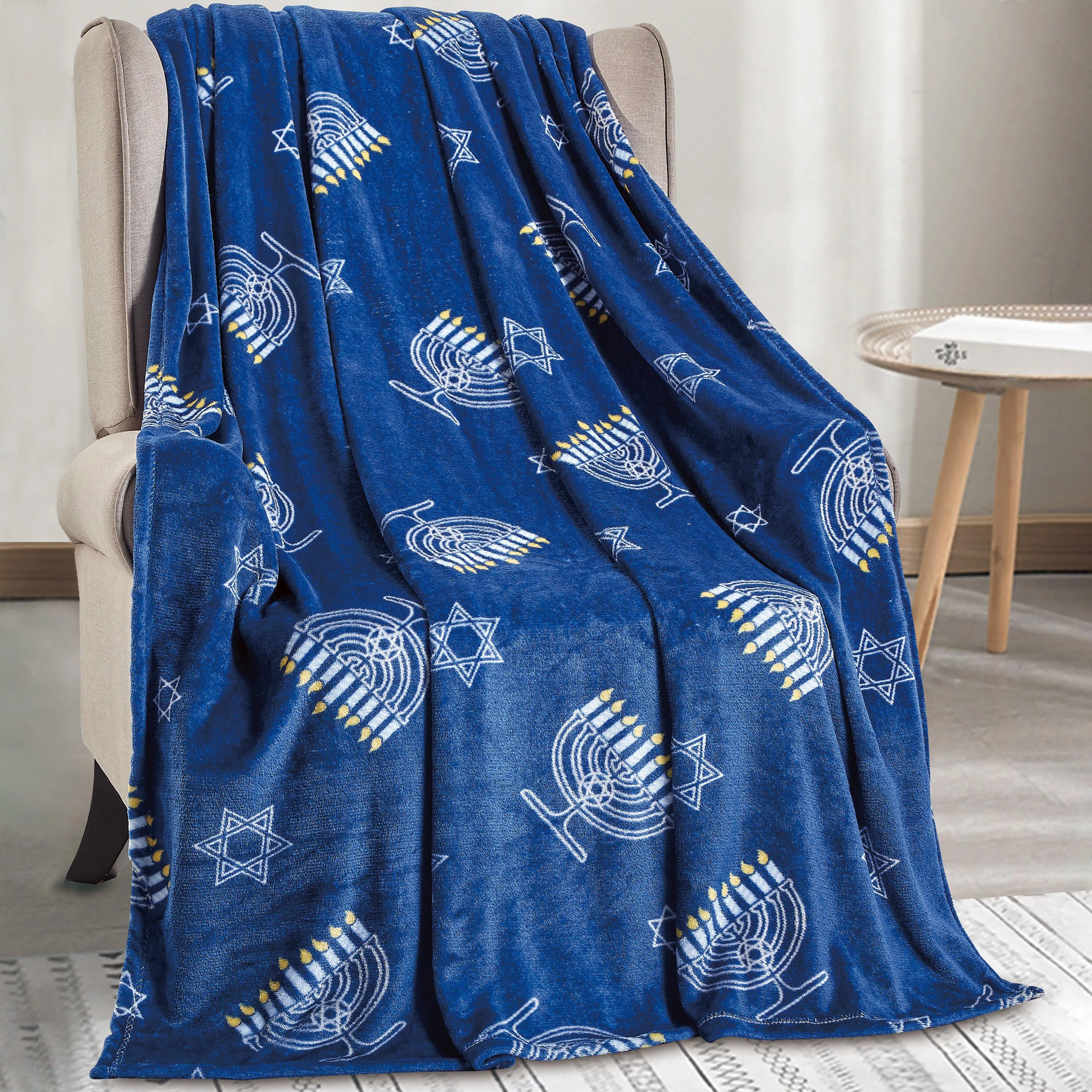 Elegant Comfort Ultra Soft Lightweight Printed Throw Blanket - 50 x 60 inches