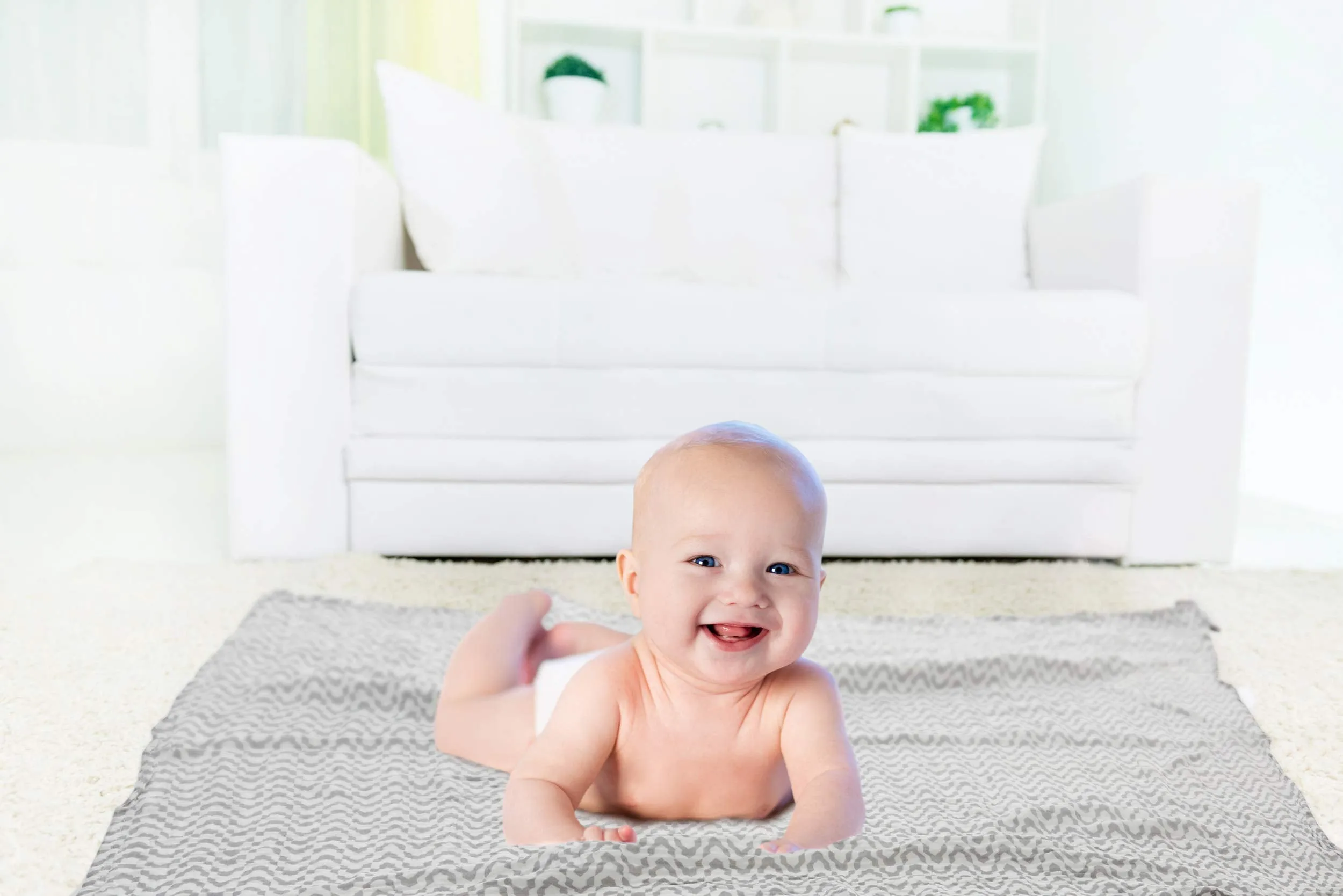 Enovoe Muslin Swaddle Blankets - (2 Pack) - 100% Cotton, All-in-One Baby Swaddle Blanket