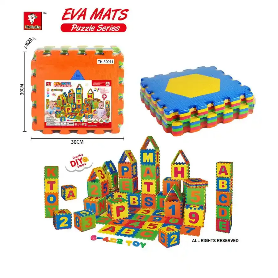 Eva Mat Puzzle Series Geometry 9pcs