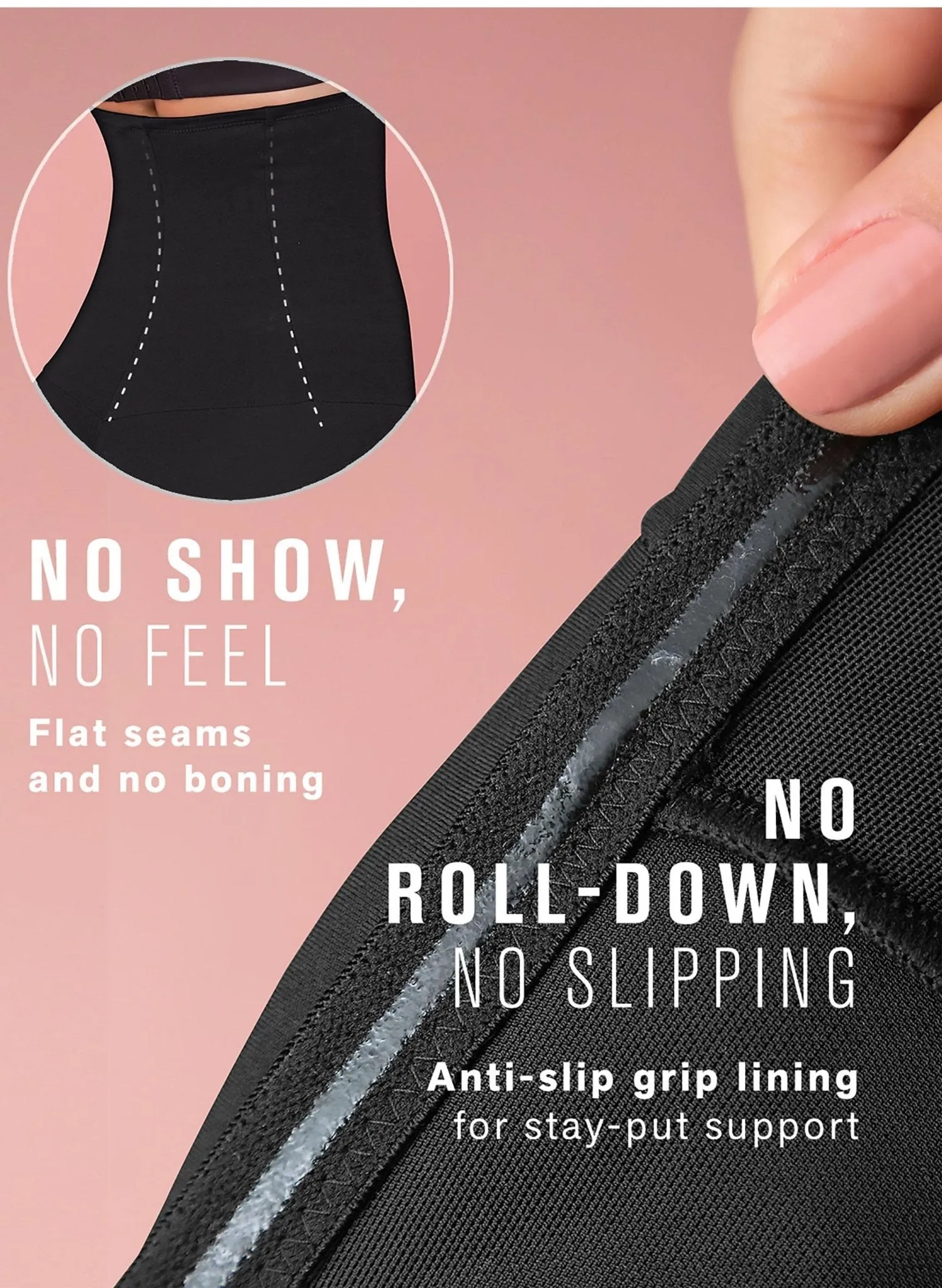 Extra High Waisted Firm Compression Legging - Black