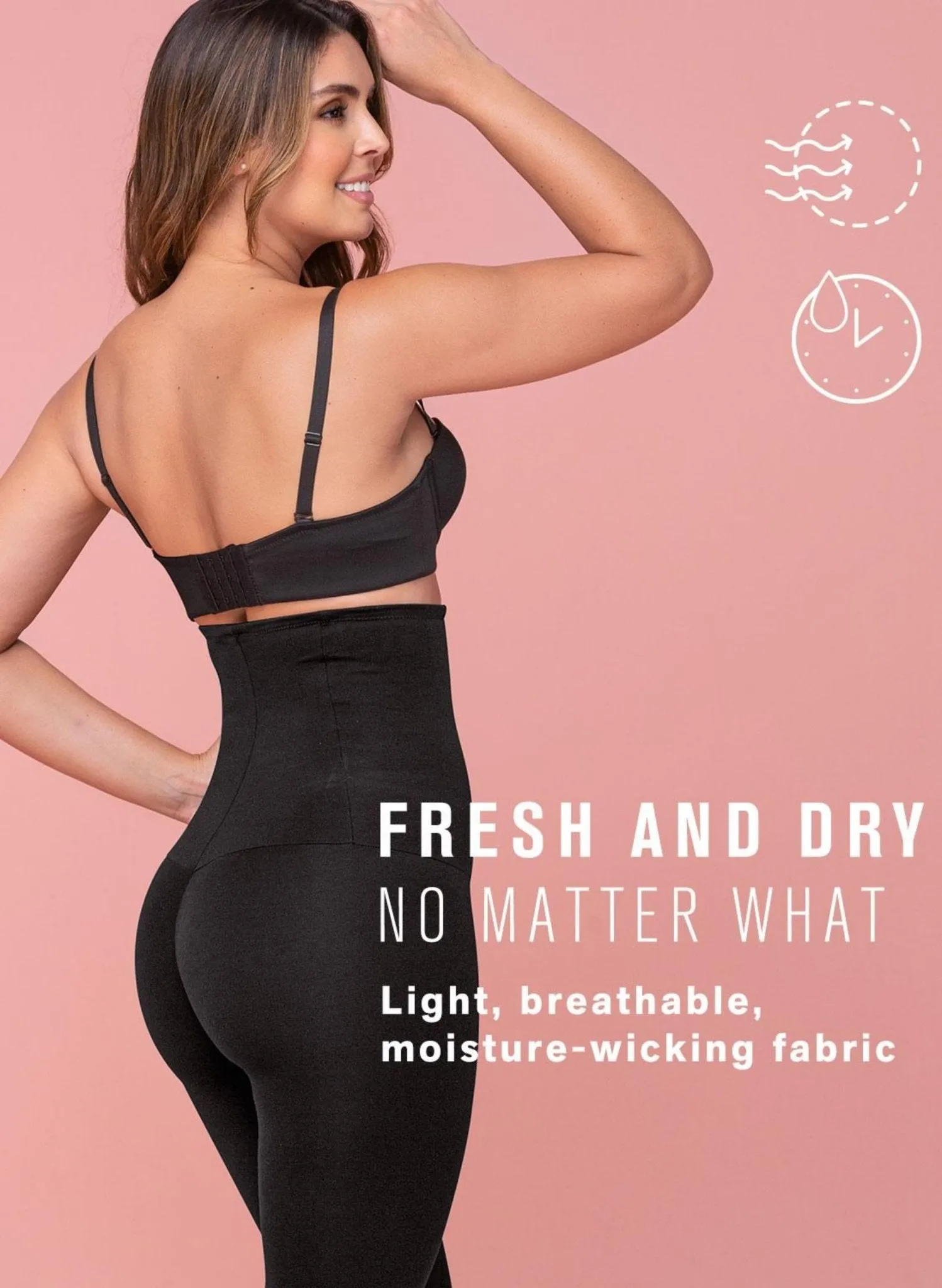 Extra High Waisted Firm Compression Legging - Blue