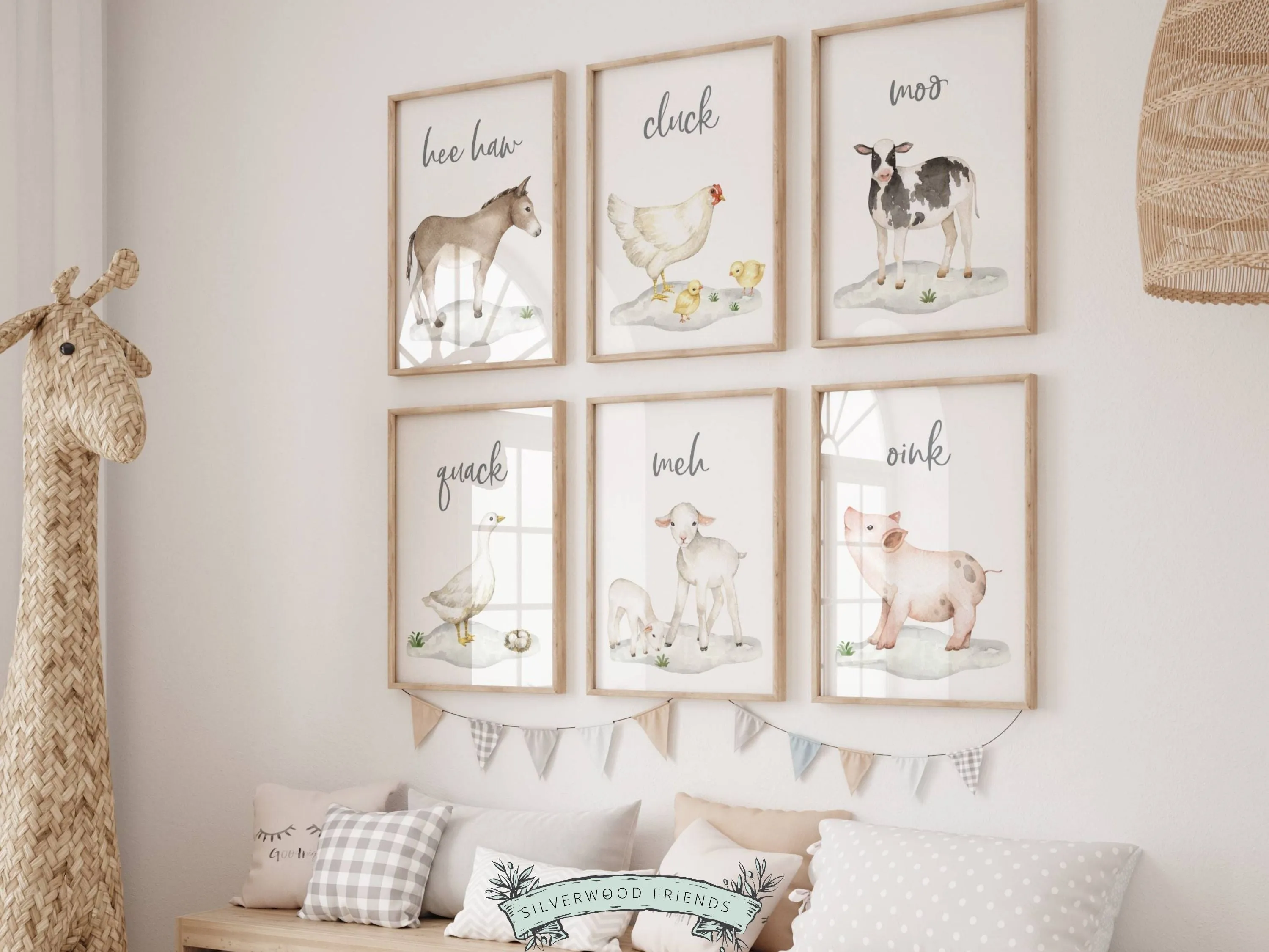 Farm Animal Nursery Prints