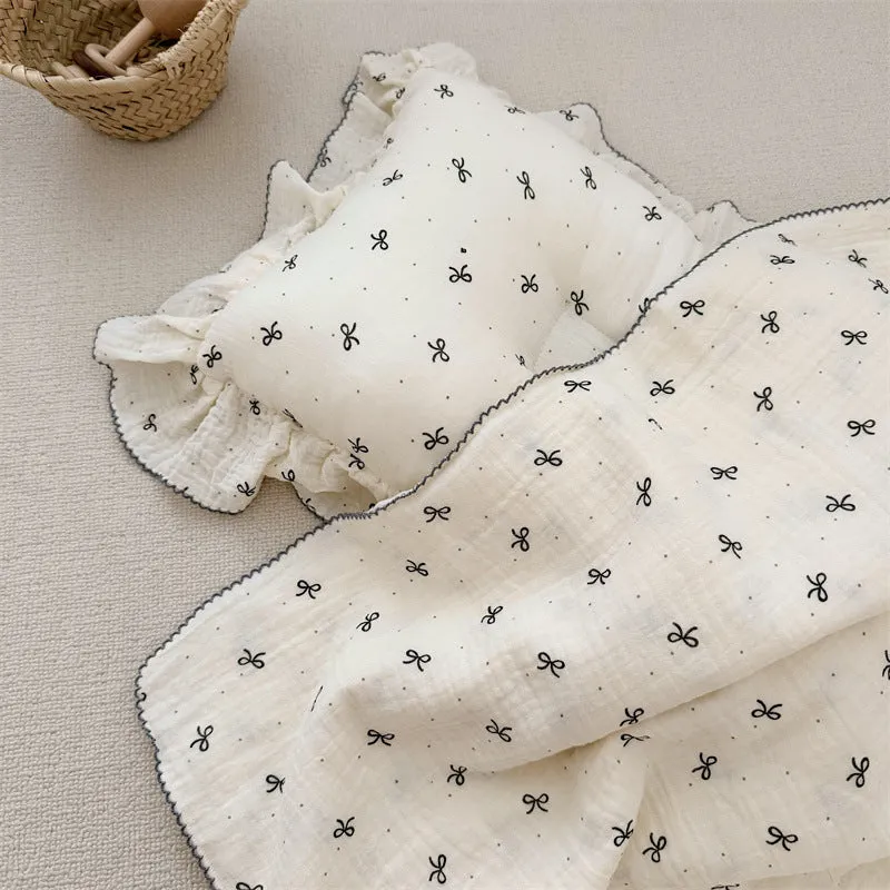 Floral Baby Blanket and Pillow Set