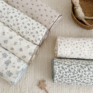 Floral Baby Blanket and Pillow Set