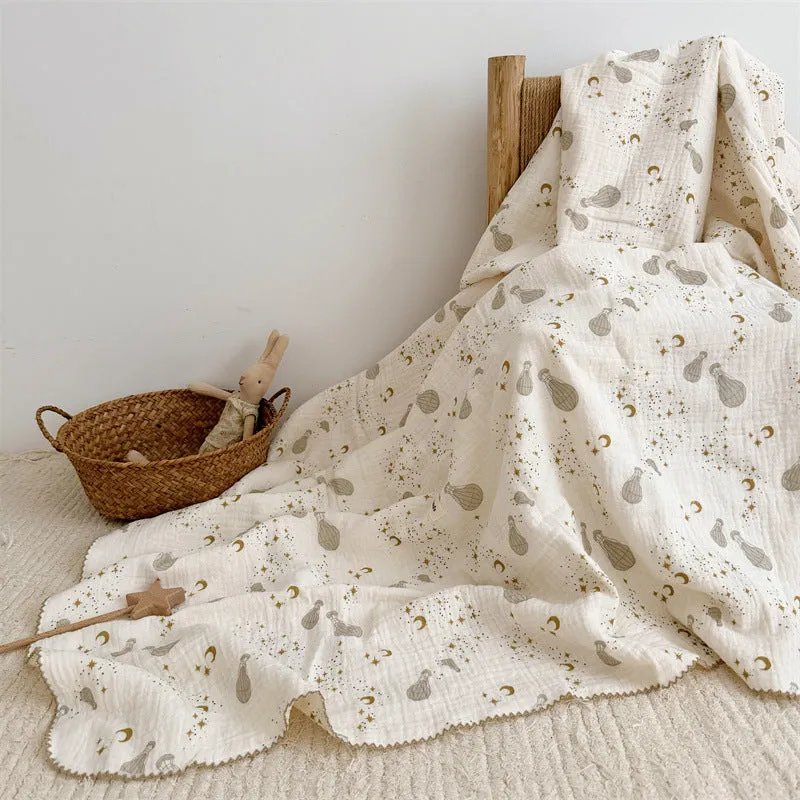 Floral Baby Blanket and Pillow Set