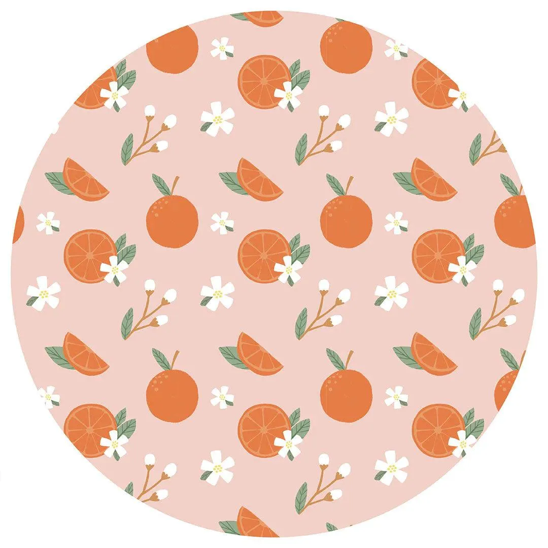 Freshly Squeezed Oranges Bamboo Baby Blanket