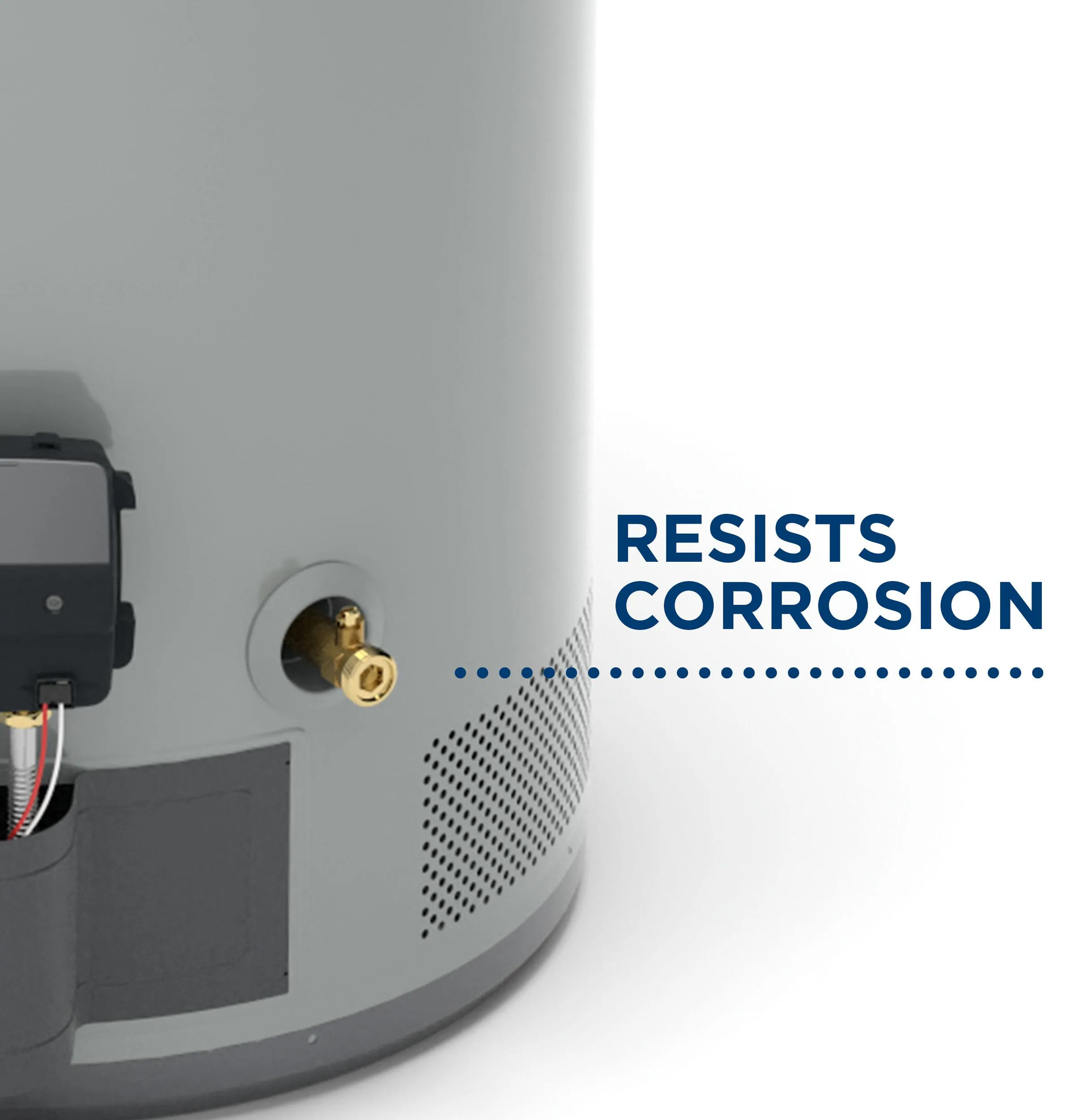 GG40S12BXR GE RealMAX Platinum 40-Gallon Short Natural Gas Atmospheric Water Heater