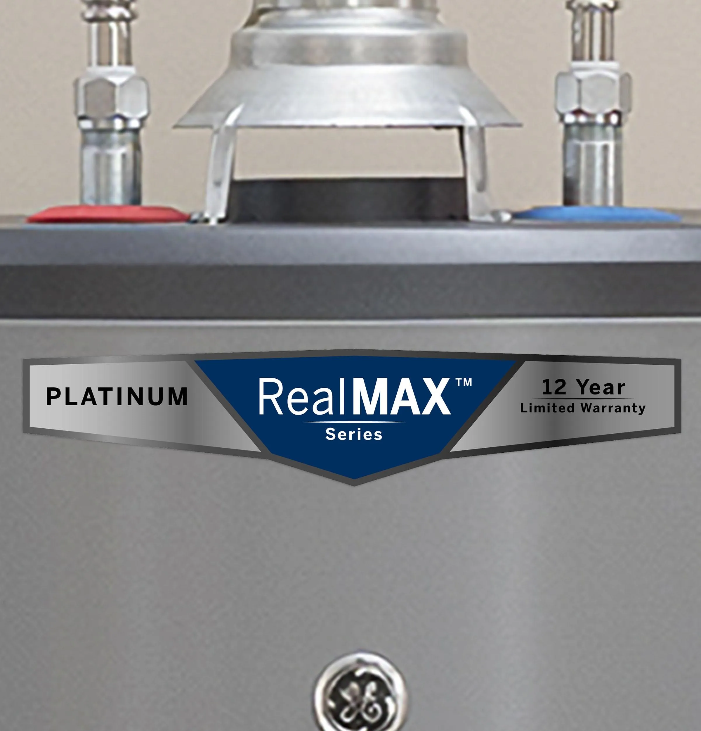 GG40S12BXR GE RealMAX Platinum 40-Gallon Short Natural Gas Atmospheric Water Heater