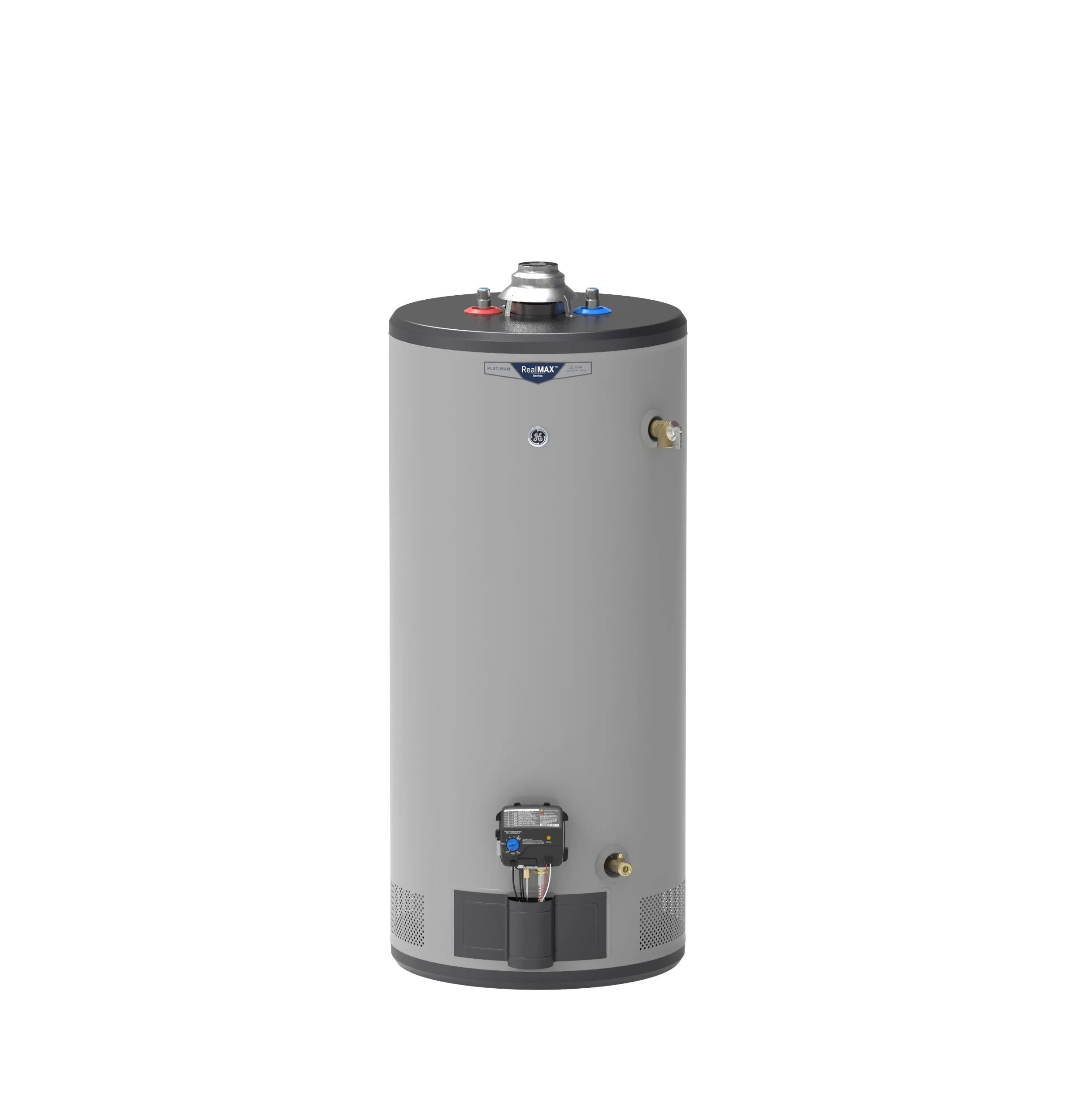 GP40S12BXR GE RealMAX Platinum 40-Gallon Short Liquid Propane Atmospheric Water Heater