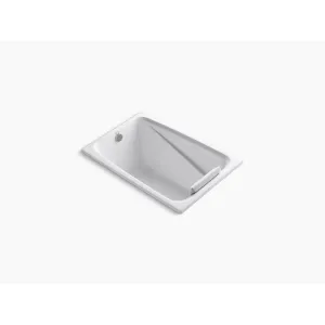 Greek 48" x 32" x 23.38" End Drain Drop-In Bathtub in White