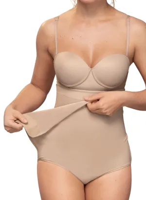 High-Waisted Postpartum Panty with Adjustable Belly Wrap for Natural or C-Section Birth