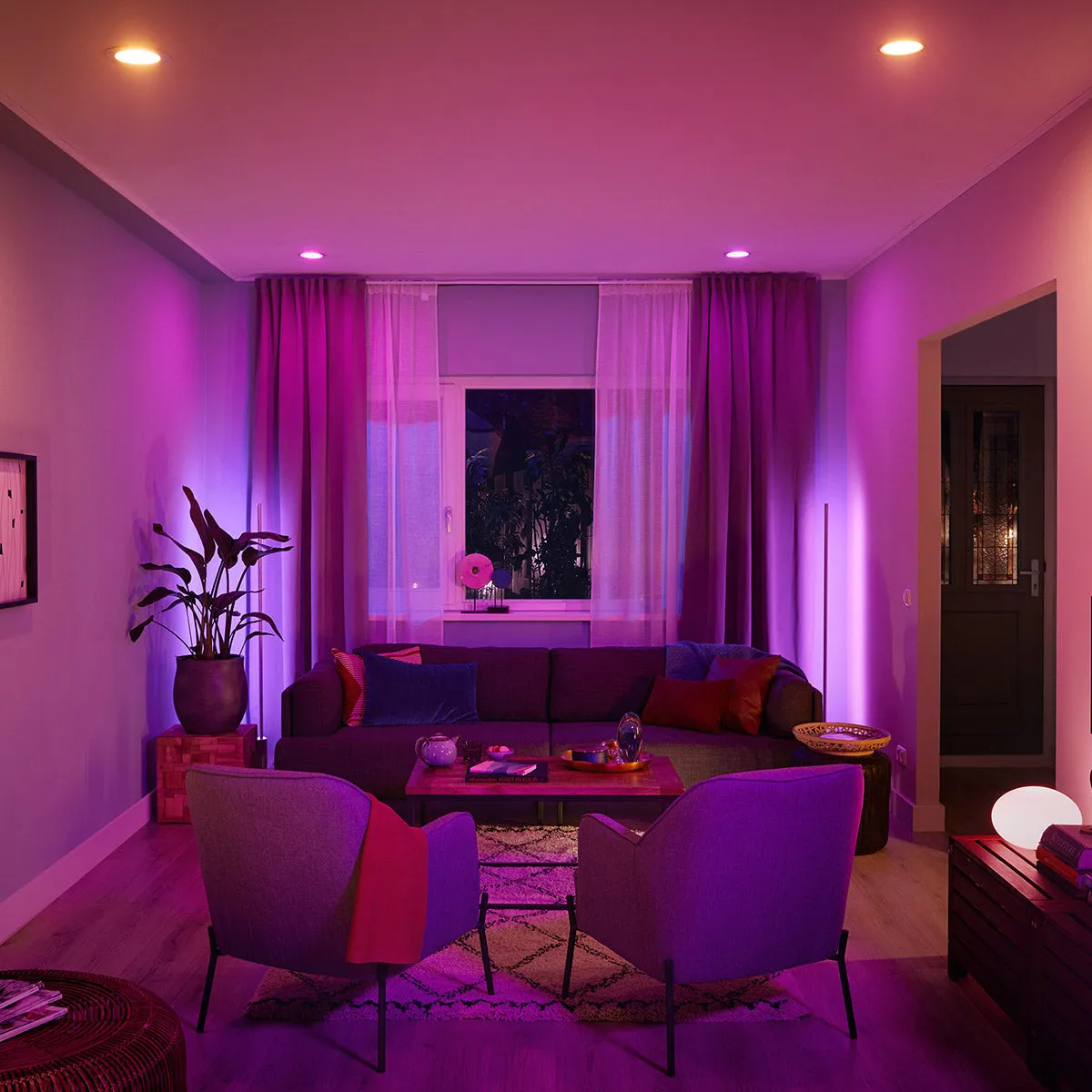 Hue White and Color Ambiance Recessed Downlight 5" to 6" 3-Pack