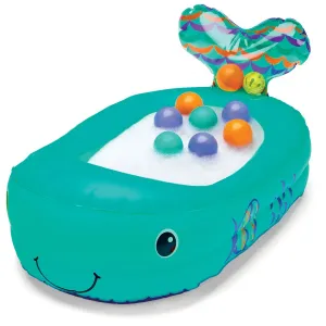 Infantino Whale Bubble Bath with Temperature Sensor Inflatable Bath Tub