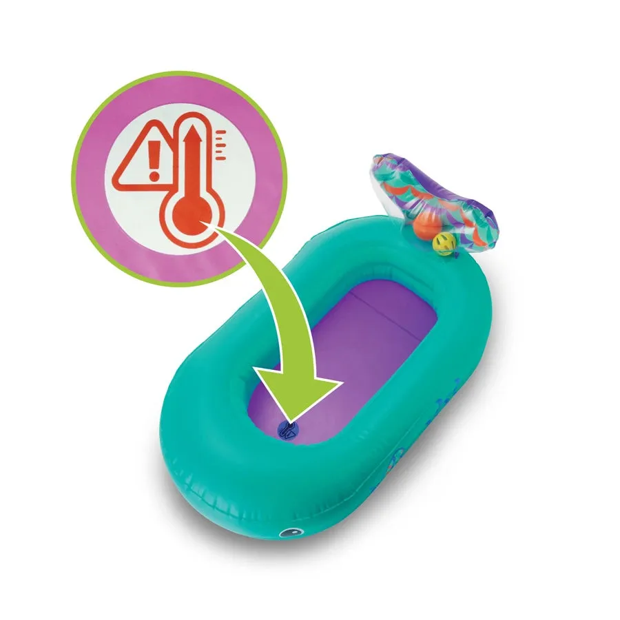 Infantino Whale Bubble Bath with Temperature Sensor Inflatable Bath Tub