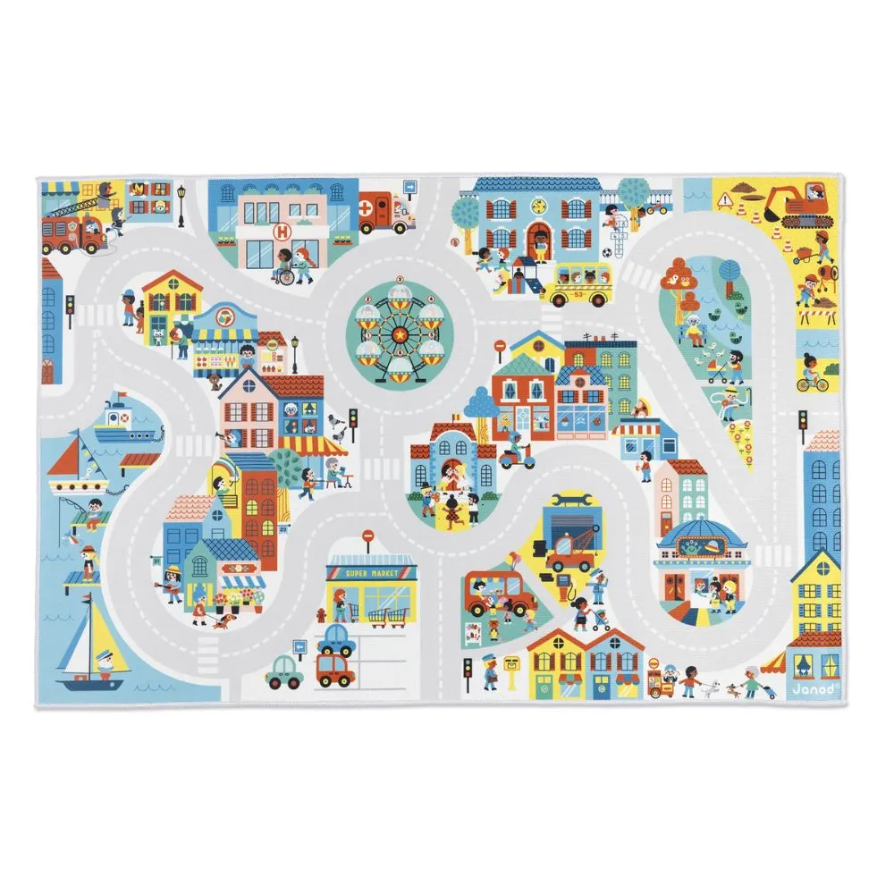 Janod Cross Roads- City Play Mat