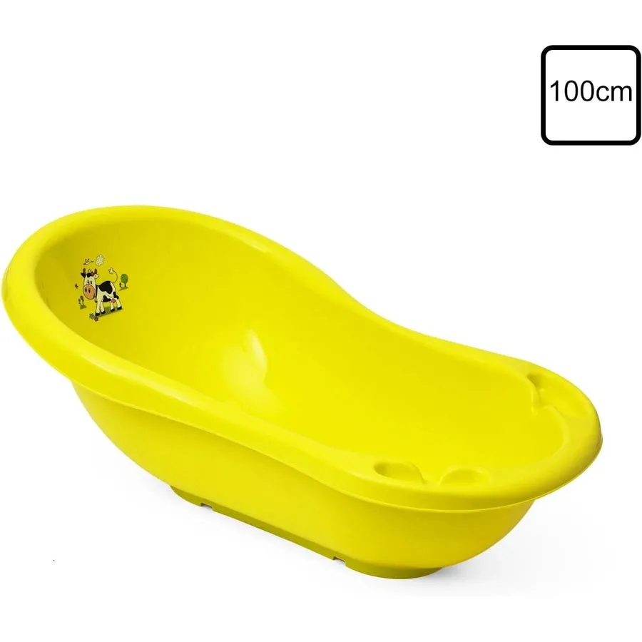 Keeeper Baby Funny Farm Baby Bath 100cm (Green Meadow)