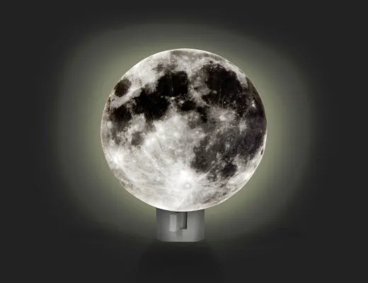 Kikkerland Night Light Moon