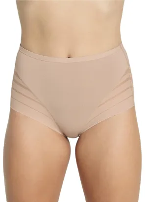 Lace Stripe Undetectable Classic Shaper Panty - Nude