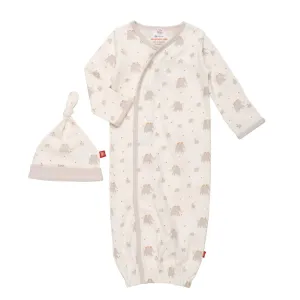 Little Peanut Gown With Hat Set