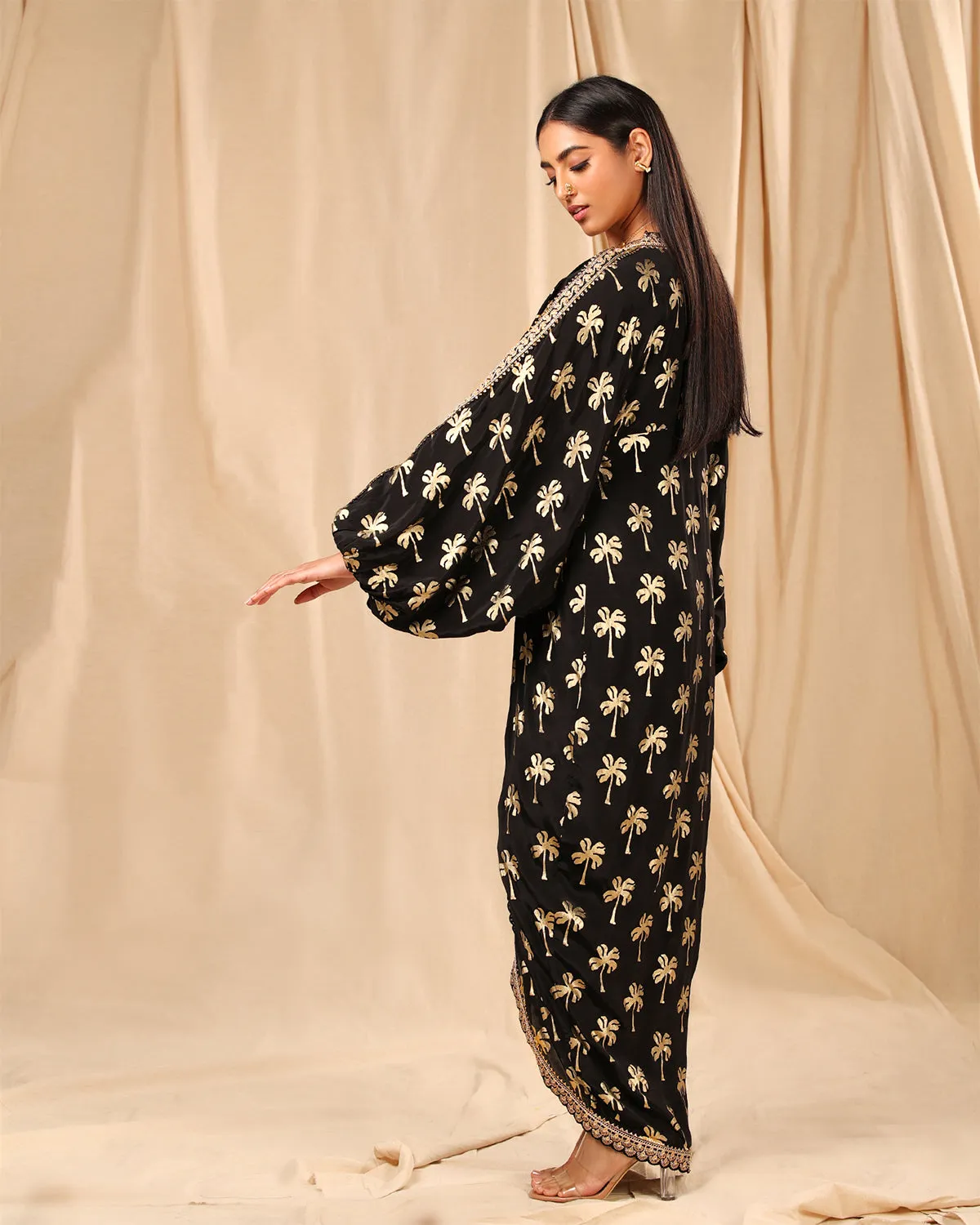 Maternity Black Coco Kaftan