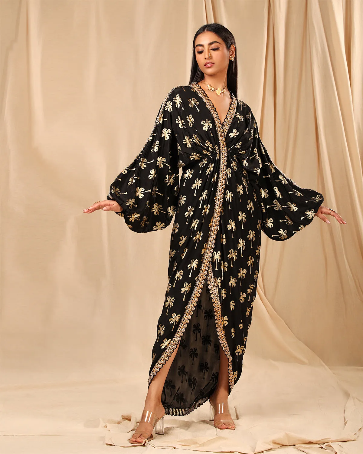Maternity Black Coco Kaftan