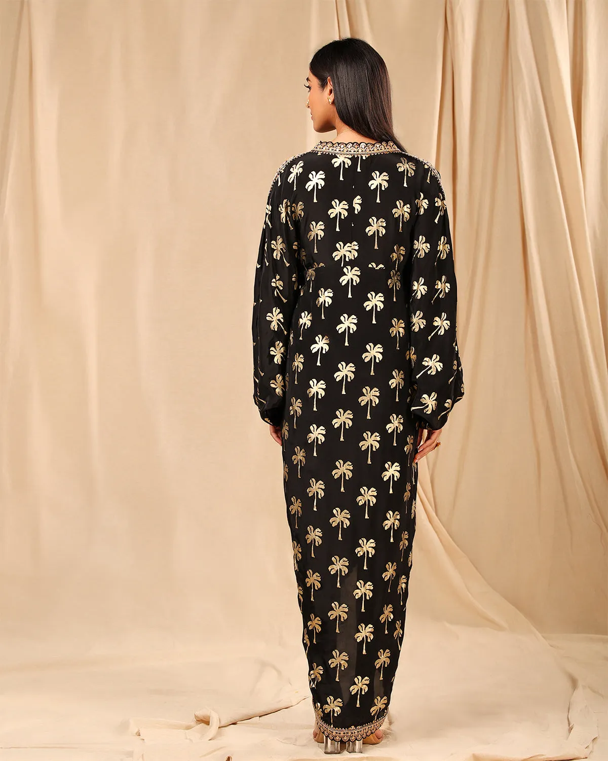 Maternity Black Coco Kaftan