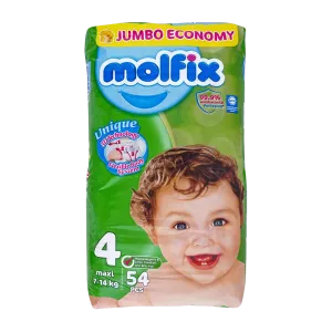 Molfix Baby Diapers Maxi 4 - 54Pcs