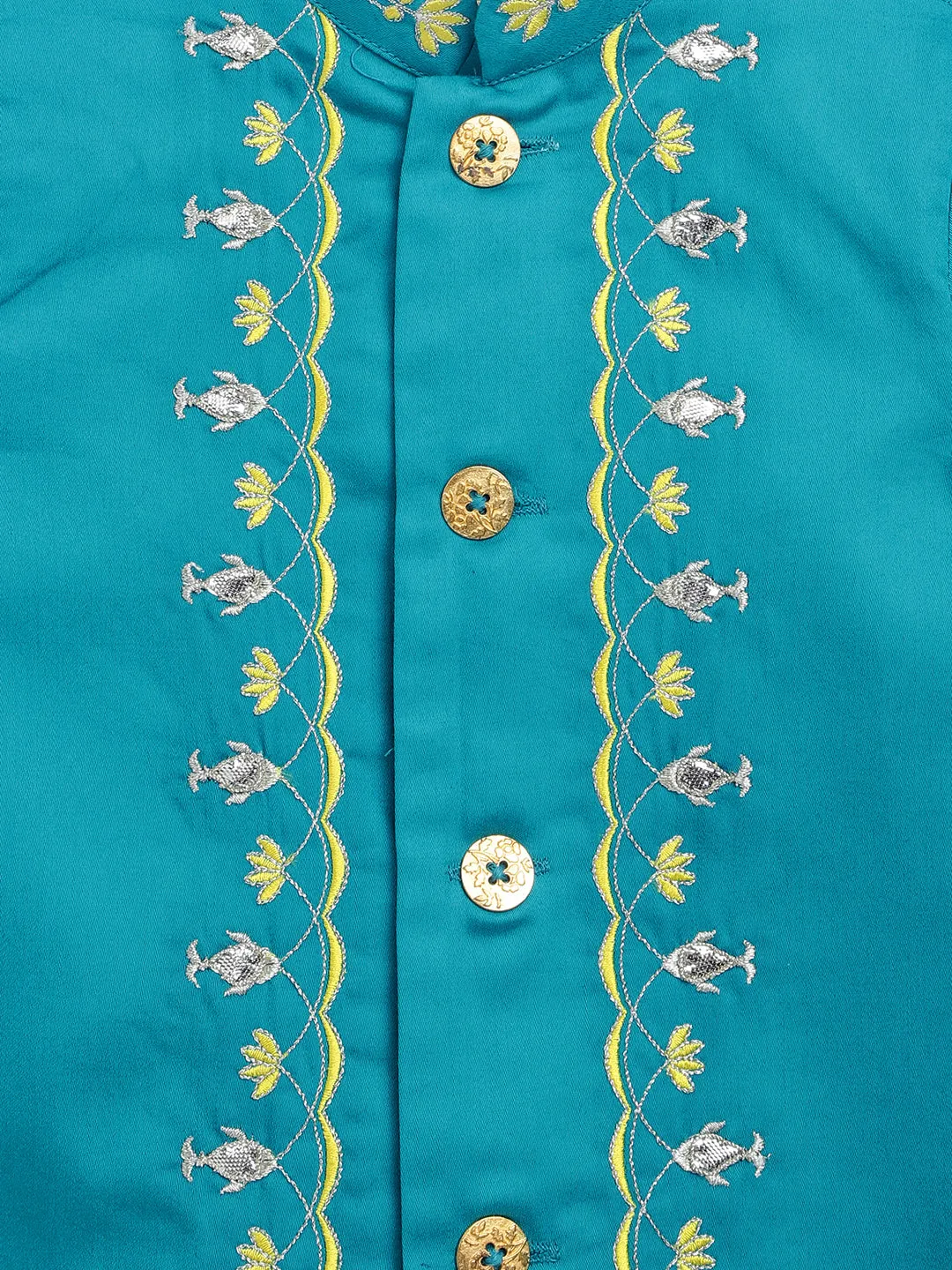 Nanhey Nawab Bandhgala Set - Blue