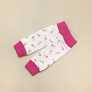 NICU Friendly Leg Warmers Rosebud