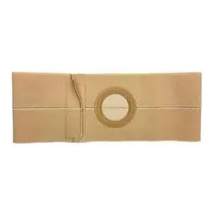 Nu-Form 6" Beige Support Belt 3-3/4" Center Belt Ring 36" - 40" Waist, Large, Regular Elastic