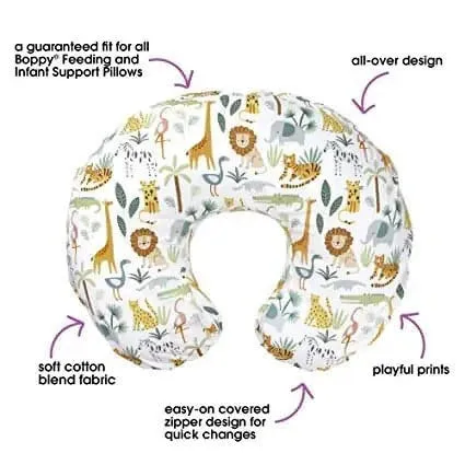 Nursing Pillow with Cover | Cotton Blend Fabric