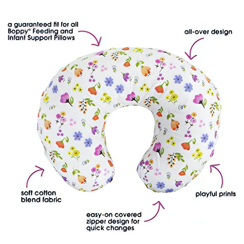 Nursing Pillow with Cover | Cotton Blend Fabric