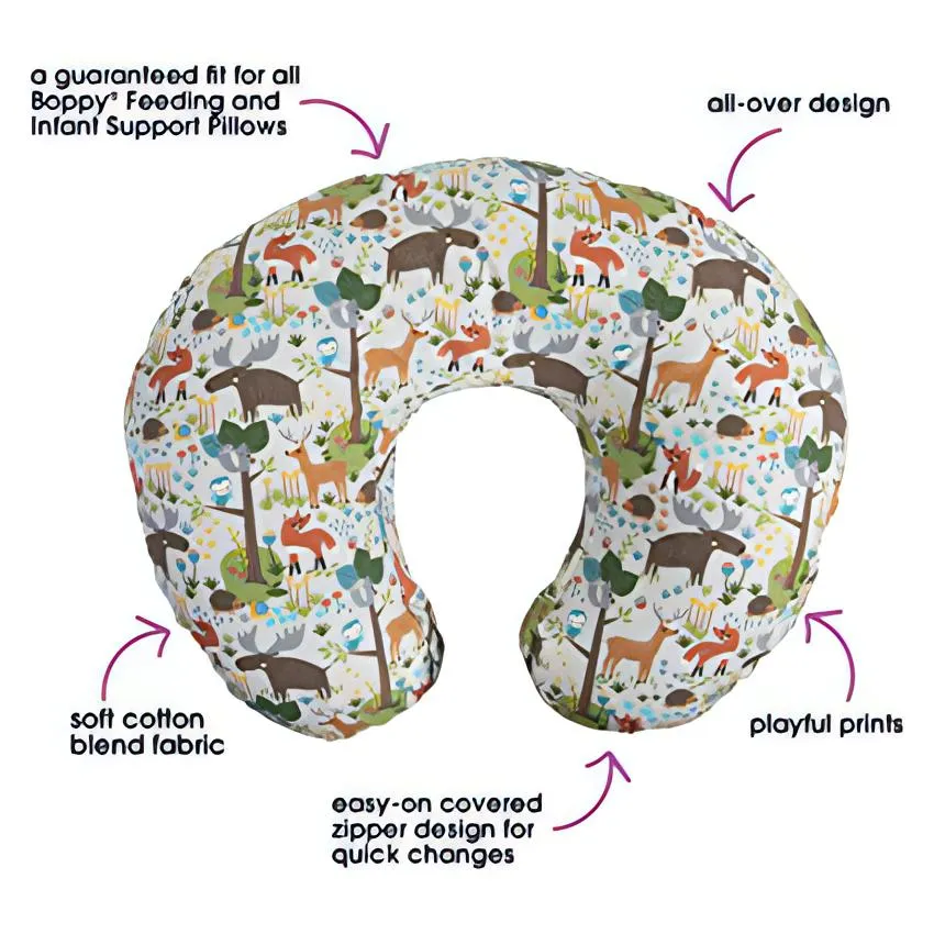 Nursing Pillow with Cover | Cotton Blend Fabric