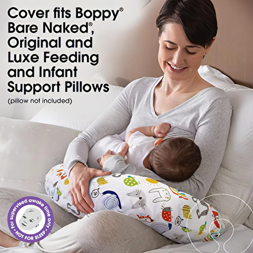 Nursing Pillow with Cover | Cotton Blend Fabric
