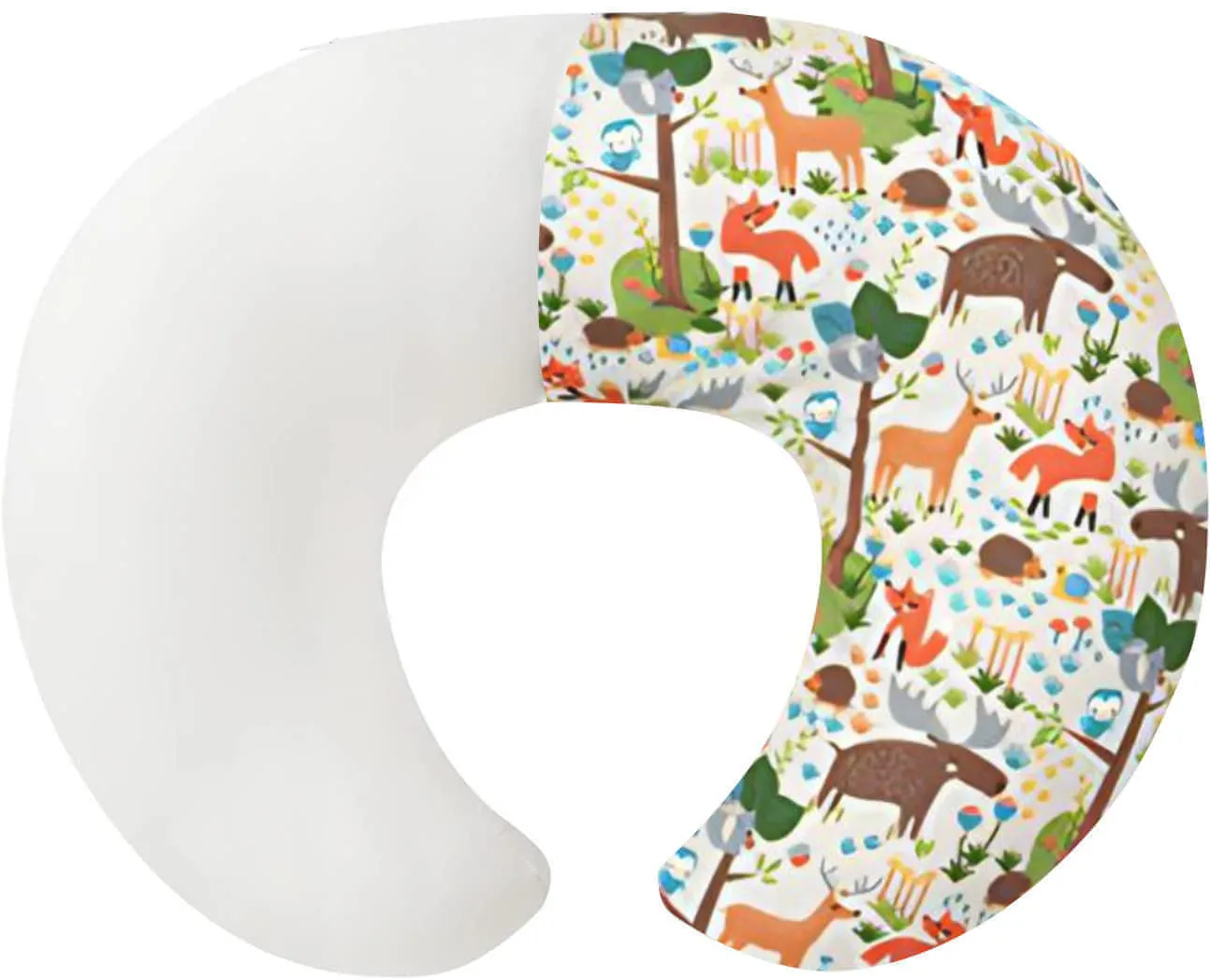 Nursing Pillow with Cover | Cotton Blend Fabric