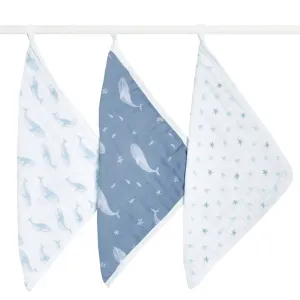 Organic Cotton Washcloth 3 Pack Oceanic