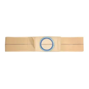 Original Flat Panel 4" Beige Support Belt 2-5/8" x 3-1/8" Center Opening, 28" - 31" Waist, Small