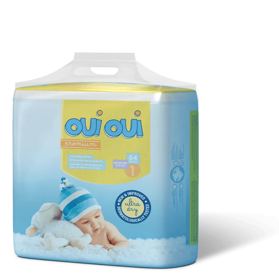 Oui Oui N.1 (2-5Kg) 58Pcs
