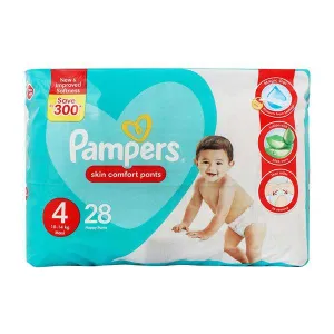 PAMPERS 4 MAXI 10-14KG JUMBO PACK 28 PANTS