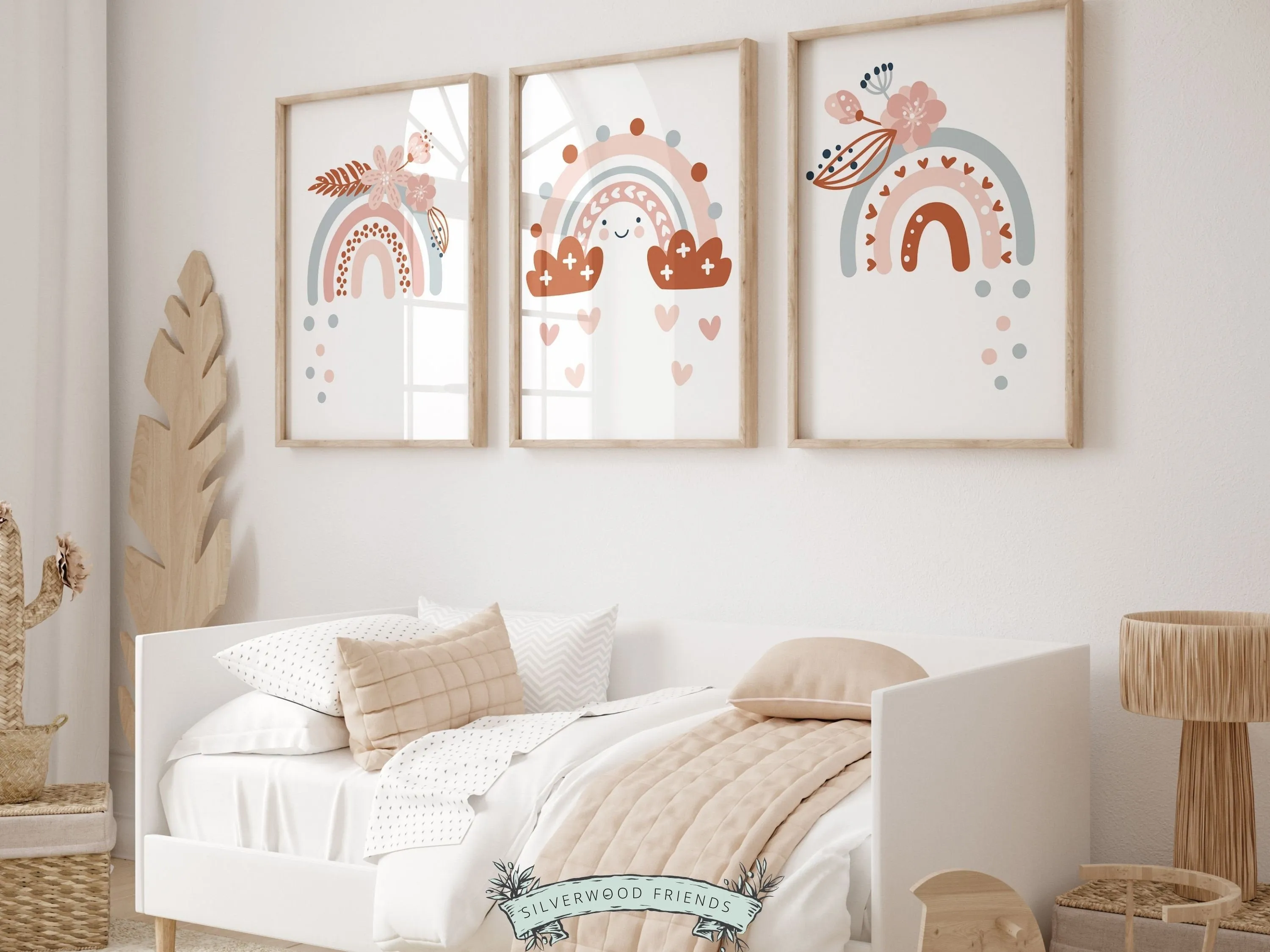 Pastel Rainbow Nursery Prints