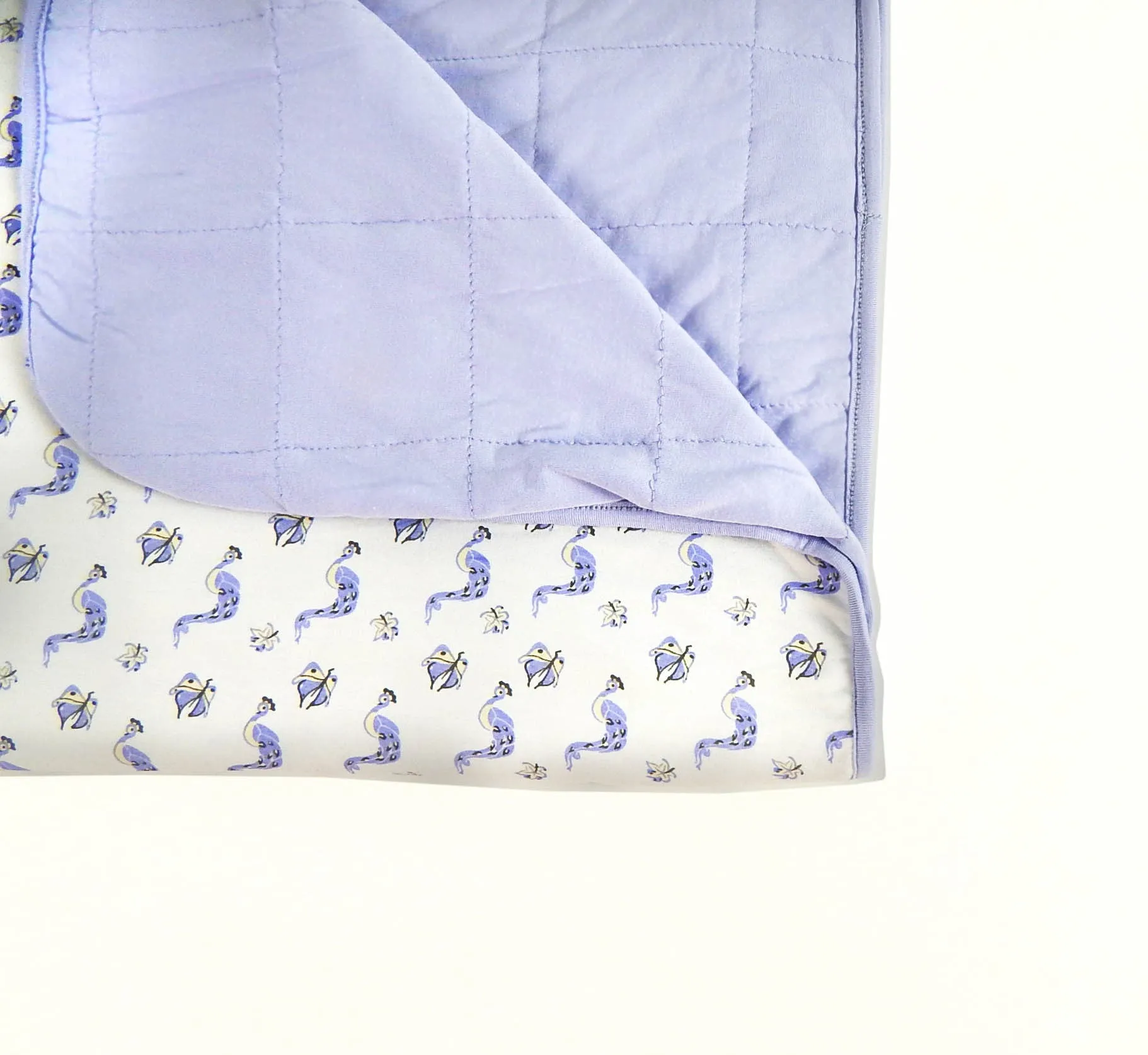 Quilted Blanket in Lilac/Garden