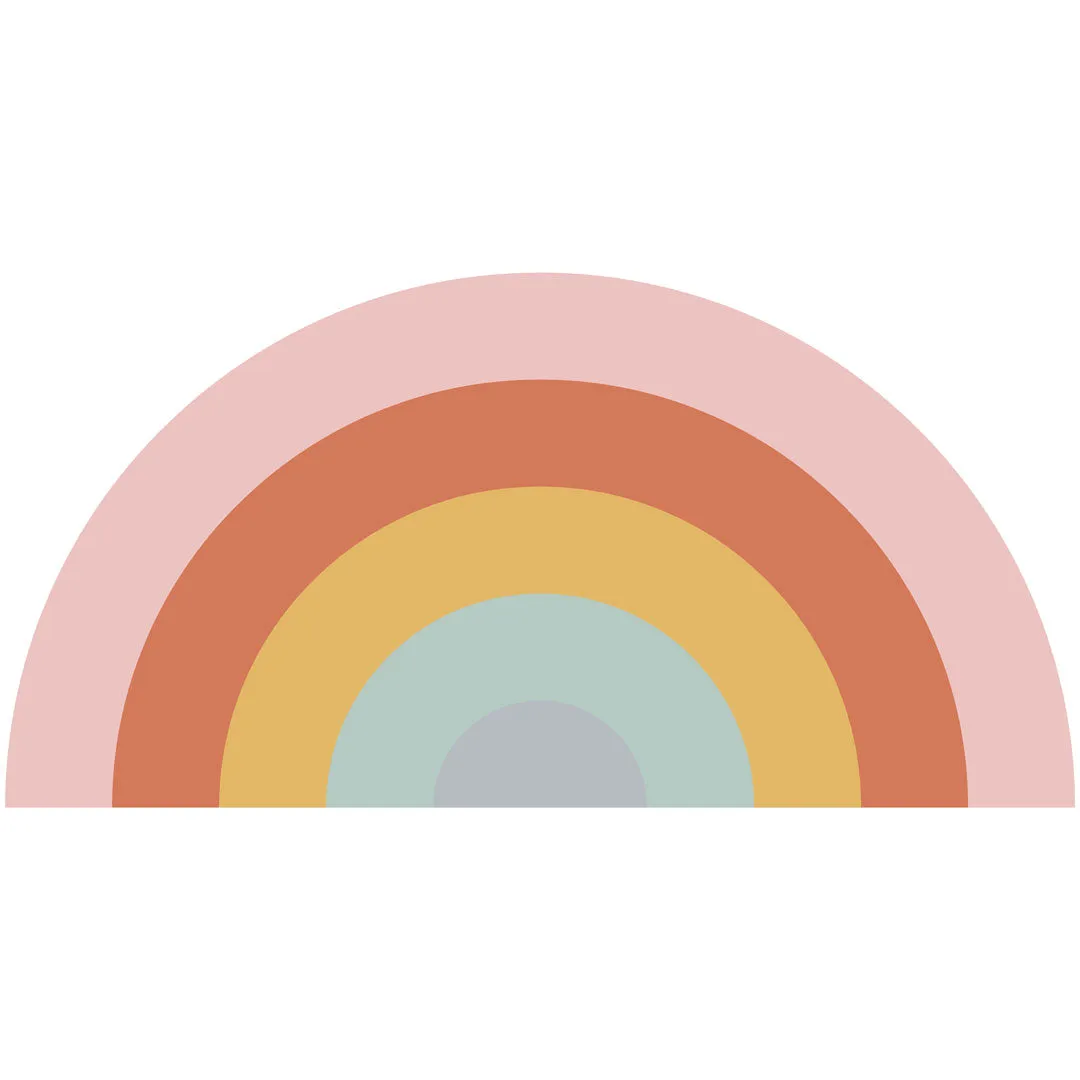 Rainbow Vinyl Floor Mat