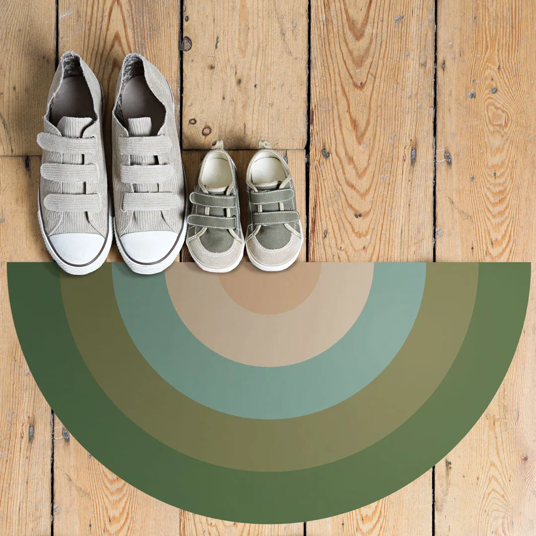 Rainbow Vinyl Floor Mat