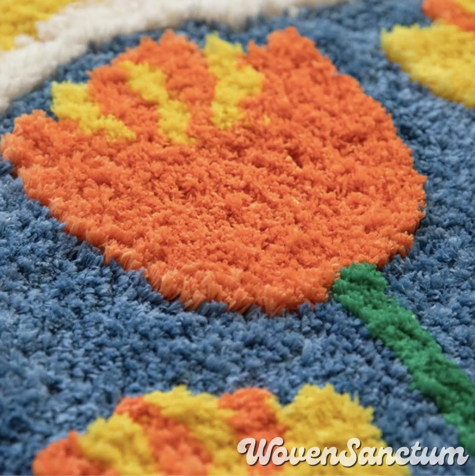 Roseate Lily Super Soft (50x120 cm) Microfibre 2000 GSM Anti Skid Runner for Bedroom/Carpets for Living Room/Kitchen Mats for Floor/Floor Mat/Bathroom Mat/Rug (Yellow) Pack of 1